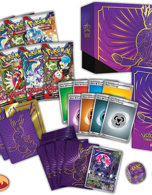 Load image into Gallery viewer, Trading Card Game: Scarlet &amp; Violet Elite Trainer Box - Easy to Play (Red or Purple)
