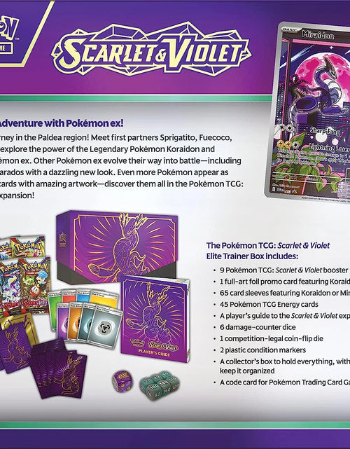 Load image into Gallery viewer, Trading Card Game: Scarlet &amp; Violet Elite Trainer Box - Easy to Play (Red or Purple)
