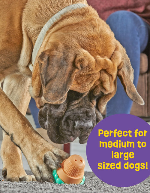 Load image into Gallery viewer, Ice Cream Dog Toy Treat Dispenser, Playful Food Puzzle for Interactive Puppy Training &amp; Birthdays
